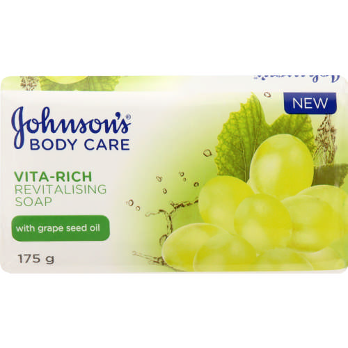 Johnsons Vita Rich Revitalising Grape Seed Soap