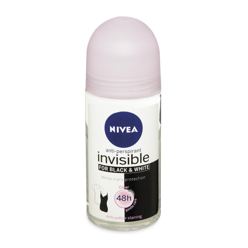 Nivea Rollon Black  and  White Invisible Antiperspirant