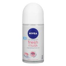 Nivea Rollon Women Black and White Fresh Musk