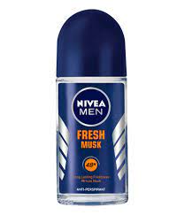 Nivea Rollon Men Black and White Fresh Musk