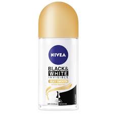 Nivea Rollon Women Black and White Silky Smooth