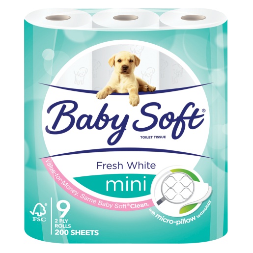 Baby Soft Pink Toilet Paper 2 Ply 