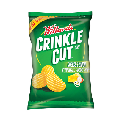 Willards Chips Cheese  and  Onion