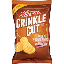 Willards Crinkle Cut Smoked Beef