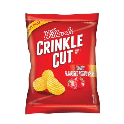 Willards Crinkles Tomatoe Flavoured Potato Chips