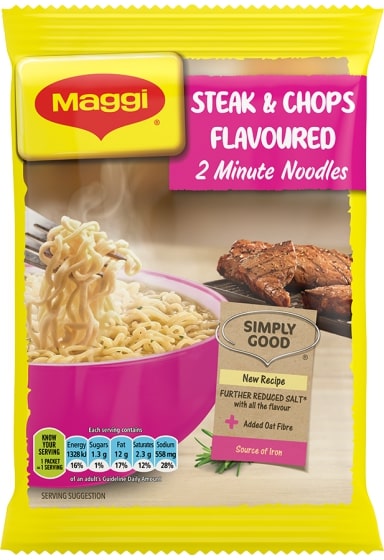 Maggi 2MINUTE Noodles Steak  and  Chop Flavour