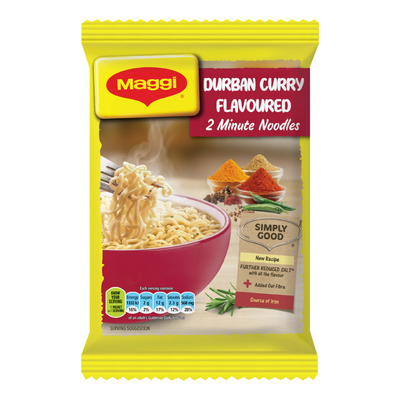 Maggi 2MINUTE Noodles Durban Curry Flavour