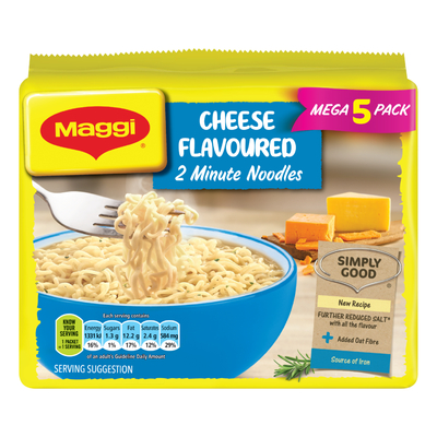 Maggi Cheese Flavoured 2 Minute Noodles 5s