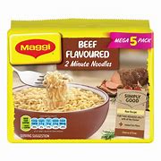 Maggi Beef Flavoured 2 Minute Noodles 5s