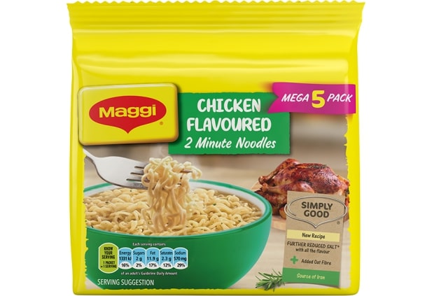 Maggi Chicken Flavoured 2 Minute Noodles 5s