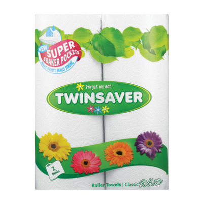 Twinsaver White Roller Towels 