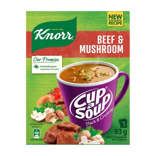 Knorr Cup A Soup Thick and Creamy Beef and Mushroom