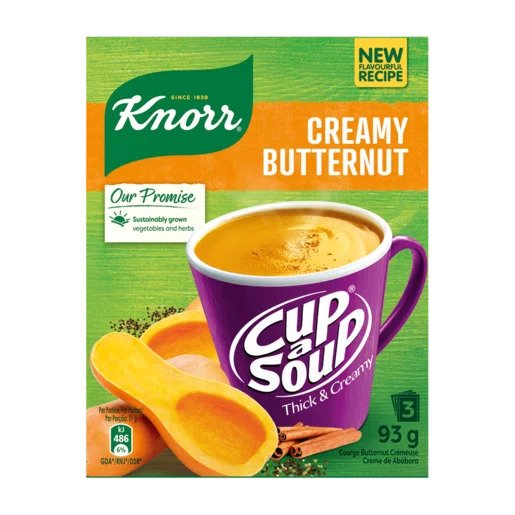 Knorr Cup A Soup Thick and Creamy Butternut