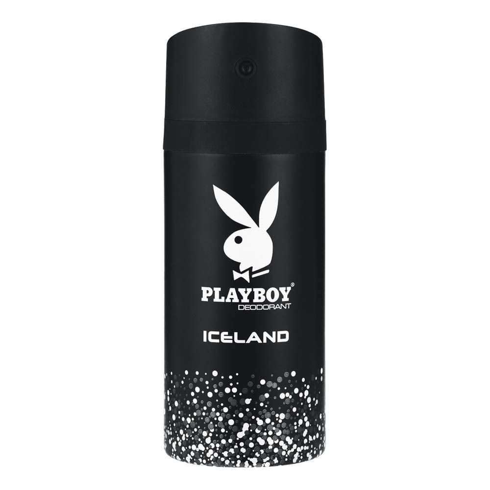 Playboy Iceland Mens Aerosol Deodorant