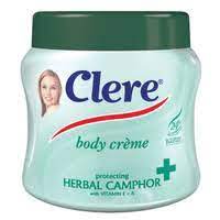 Clere Body Cream Active Herbal Camphor