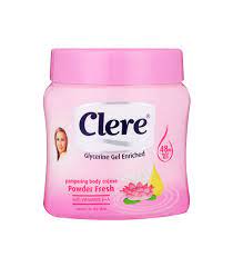 Clere Body Cream Powder Fresh 