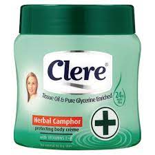 Clere Body Cream Herb Camphor