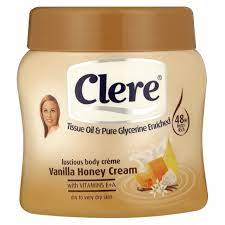 Clere Body Cream Vanilla Honey Cream 