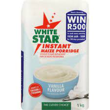 White Star Vanilla Flavoured Instant Maize Porridge