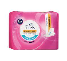 Lillets Maxi  Super Unscented  8s