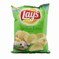 Lays Sour Cream  and  Onion Potato Chips