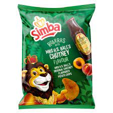 Simba Potato Chips Mrs Balls Chutney