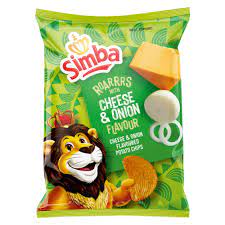 Simba Potato Chips Cheese  and  Onion