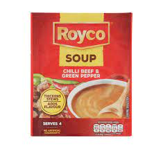 Royco Soup Chilli Beef  and Green Pepper