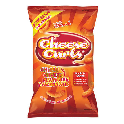 Willards Cheese Curls Chilli