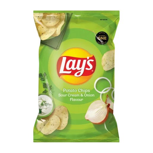 Lays Sour Cream  and  Onion Flavoured Potato Chips