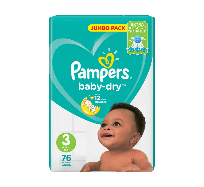 Pampers Active Jumbo Pack Diapers Midi