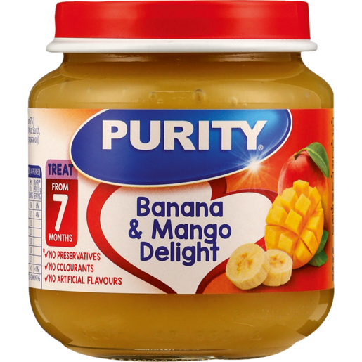 Purity 2ND Foods Banana  and  Mango