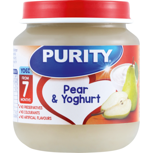 Purity 2ND Food Pears  and  Yoghurt