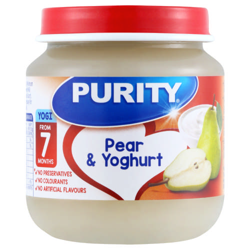 Purity Second Foods Pears and Yogurt