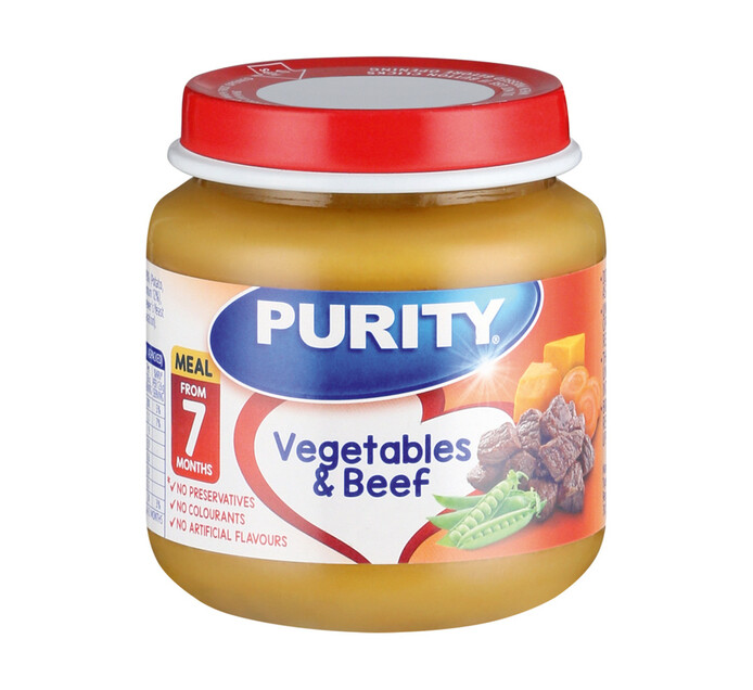 Purity 2ND Food Vegetable  and  Beef