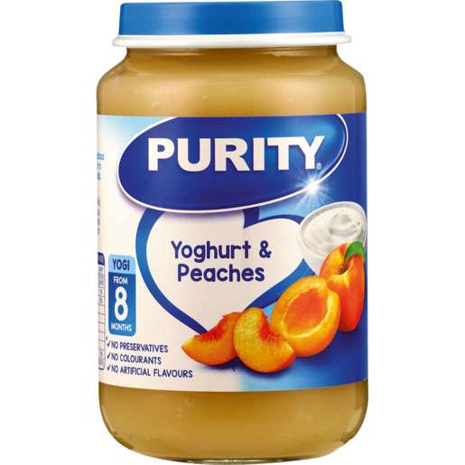 Purity 3RD Foods Yoghurt  and  Peach