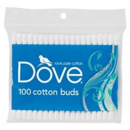 Dove Cotton Ear Buds In Tub