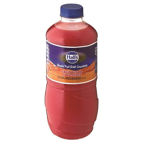 Halls Smooth Fruit Punch Flavoured Fruit Drink Concentrate