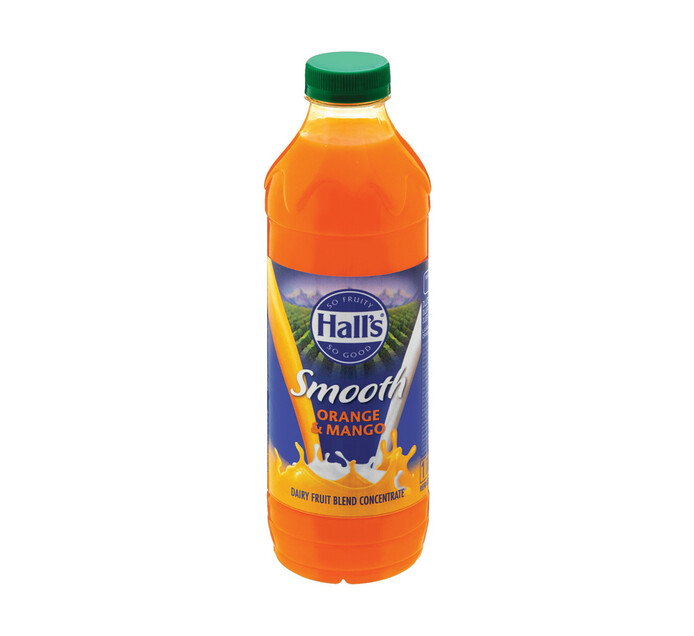 Halls Smooth Orange  and  Mango Flavoured Fruit Drink Concentrate