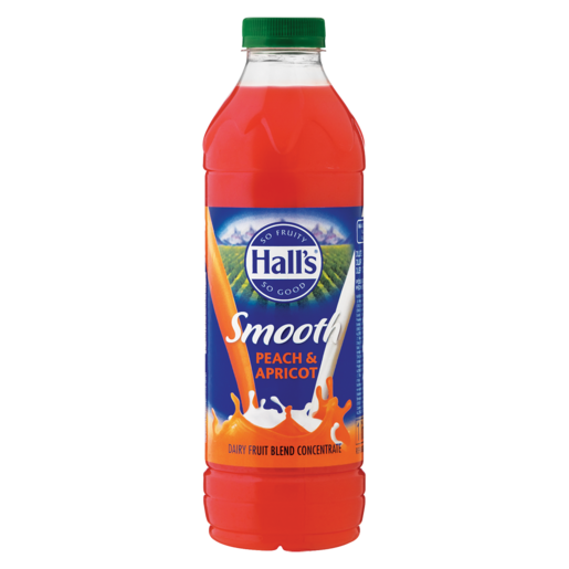 Halls Smooth Peach  and  Apricot Flavoured Fruit Drink Concentrate