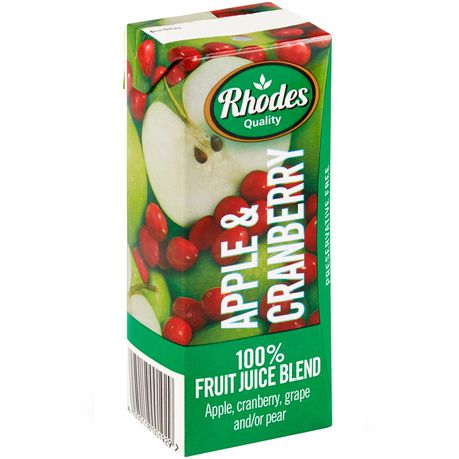 Rhodes Juice Apple and Cranberry