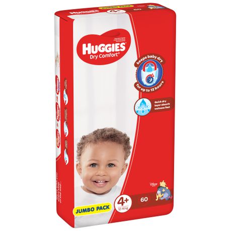 Huggies Dry Comfort Jumbo Size 4plus