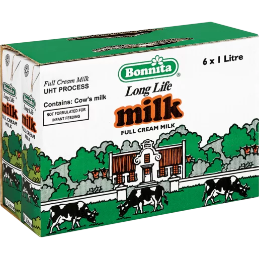 Bonnita UHT Full Cream Milk 1Lt 