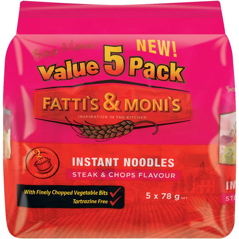 Fattis  and  Monis Noodle 5s Steak and Chops