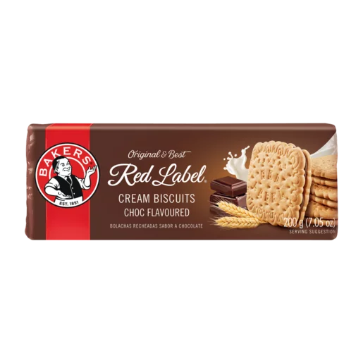 Bakers Red Label Chocolate Cream Biscuits    