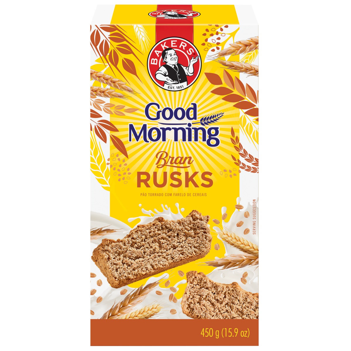 Bakers GM Rusks Bran 