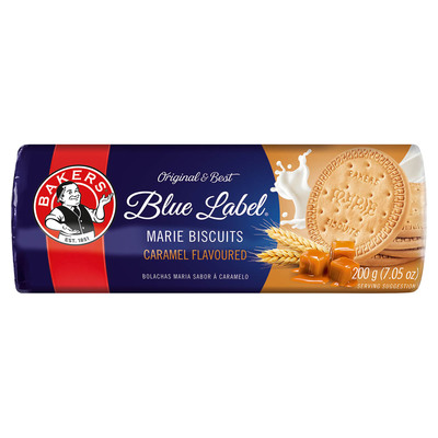 Bakers Blue Label Caramel Marie Biscuits    