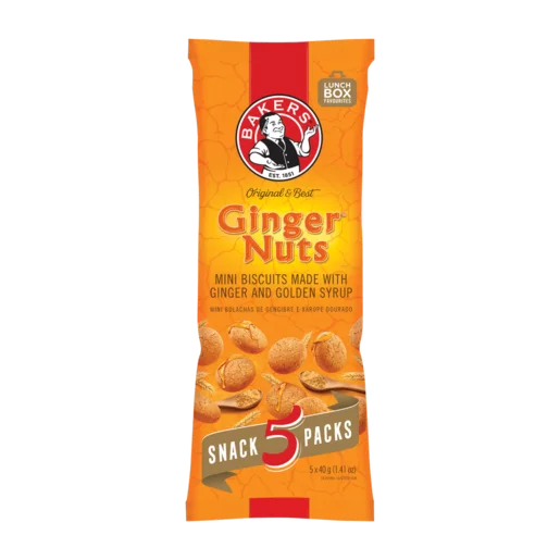 Bakers Mini Ginger Nuts Biscuits