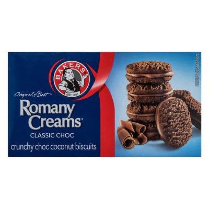 Bakers Romany Creams Biscuits Chocolate  