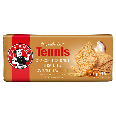 Bakers Tennis Biscuits Caramel    